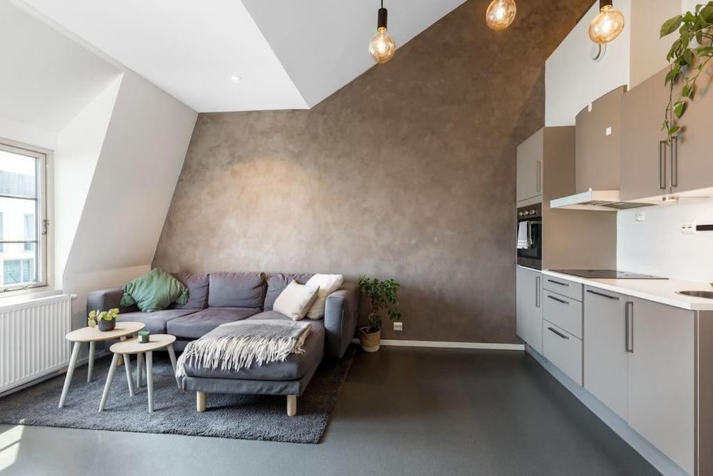 Appartamento 1-Roms Toppleilighet Pa Tangen/Bystranda Kristiansand Esterno foto